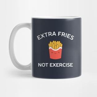 Funny French Fries Pun T-Shirt Mug